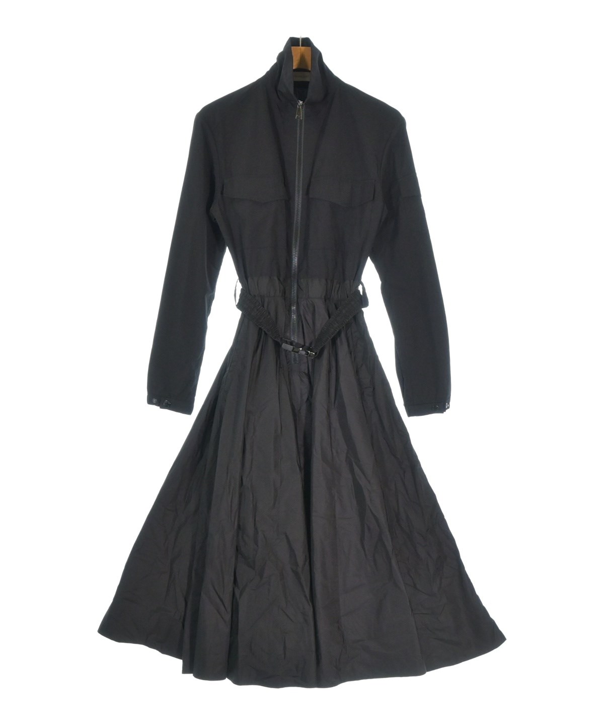 MONCLER(モンクレール)ワンピース 黒 サイズ:38(S位 MONCLER(モンクレール)ワンピース 黒 サイズ:38(S位