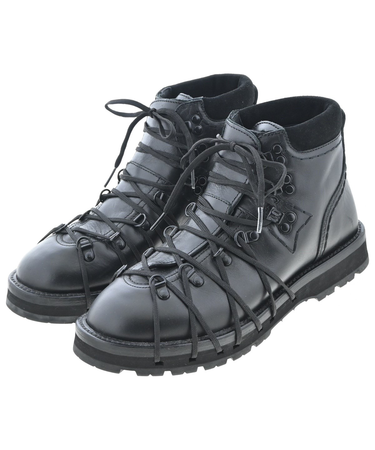 MONCLER（モンクレール）ブーツ 黒 サイズ:EU39(24cm位) メンズ