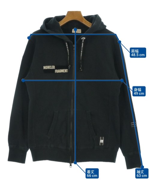 MONCLER（モンクレール）パーカー 黒 サイズ:M メンズ/2200668881241