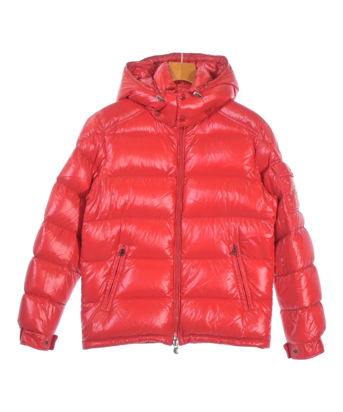 MONCLER（モンクレール）ダウンジャケット/ダウンベスト 赤 サイズ:1(S