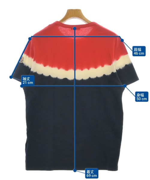 MONCLER（モンクレール）Tシャツ・カットソー 紺 サイズ:S メンズ/2200672182044