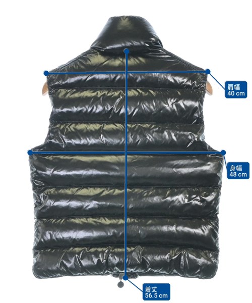 MONCLER（モンクレール）ダウンジャケット/ダウンベスト 黒 サイズ:0(XS位) メンズ/2200729329026