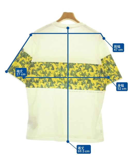 MONCLER GENIUS（モンクレールジーニアス）Tシャツ・カットソー 白 サイズ:S メンズ/2200725056049