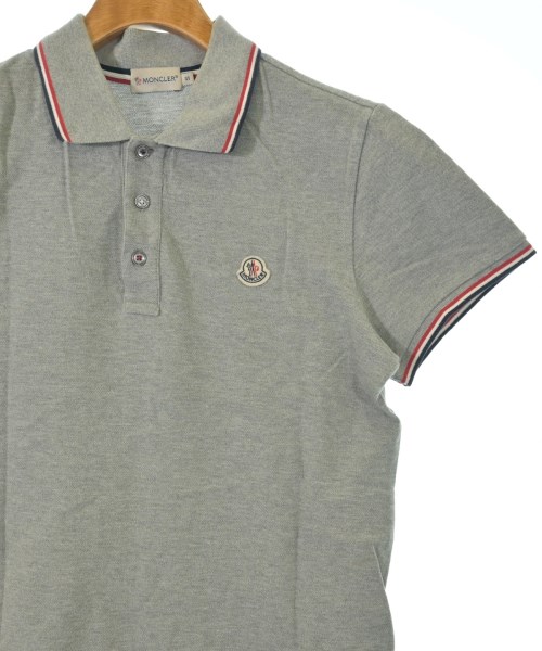 MONCLER（モンクレール）ポロシャツ グレー サイズ:S メンズ/2200730497110