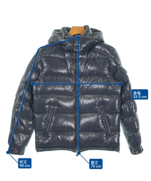 MONCLER（モンクレール）ダウンジャケット/ダウンベスト 紺 サイズ:1(S位) メンズ/2200730533016