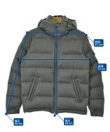 MONCLER（モンクレール）ダウンジャケット/ダウンベスト グレー サイズ:1(S位) メンズ/2200730796039