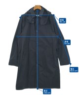 MONCLER（モンクレール）ステンカラーコート 紺 サイズ:2(M位) メンズ/2200731306091
