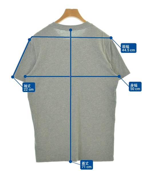 MONCLER（モンクレール）Tシャツ・カットソー グレー サイズ:M メンズ/2200732081164