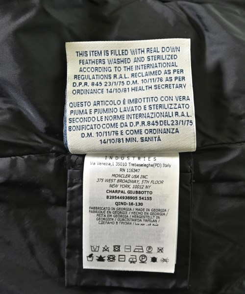 MONCLER（モンクレール）ダウンコート 黒 サイズ:12anni(XS位) レディース/2200734318015