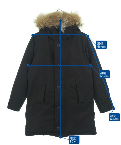 MONCLER（モンクレール）ダウンコート 黒 サイズ:0(XS位) メンズ/2200734332011