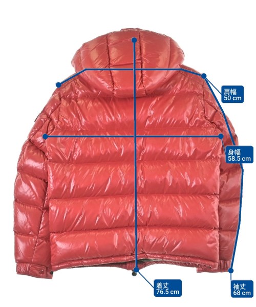 MONCLER（モンクレール）ダウンジャケット/ダウンベスト 赤 サイズ:3(L位) メンズ/2200734867018
