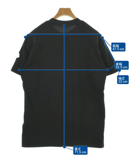 MONCLER（モンクレール）Tシャツ・カットソー 黒 サイズ:M メンズ/2200728098121