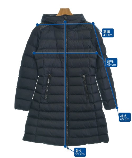 MONCLER（モンクレール）ダウンコート 紺 サイズ:2(M位) レディース/2200717234011