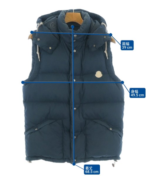 MONCLER V（モンクレールブイ）ダウンジャケット/ダウンベスト 紺 サイズ:1(S位) メンズ/2200717399482