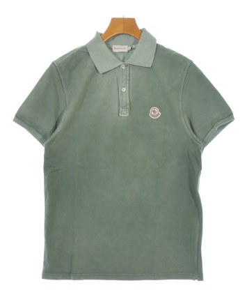 MONCLER（モンクレール）ポロシャツ 緑 サイズ:M メンズ/2200721893044