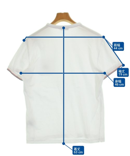 MONCLER（モンクレール）Tシャツ・カットソー 白 サイズ:M メンズ/2200717567140