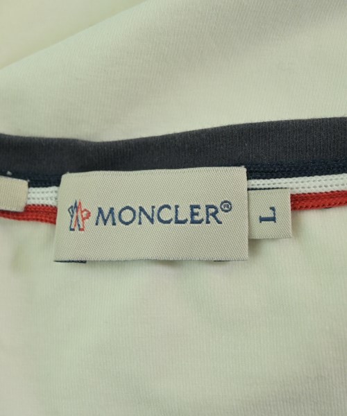 MONCLER（モンクレール）Tシャツ・カットソー 白 サイズ:L メンズ/2200722033036