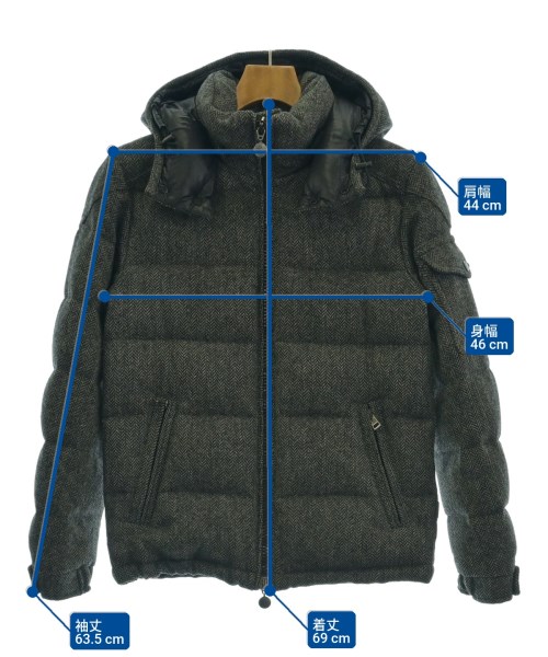 MONCLER（モンクレール）ダウンジャケット/ダウンベスト グレー サイズ:0(XS位) メンズ/2200722587010