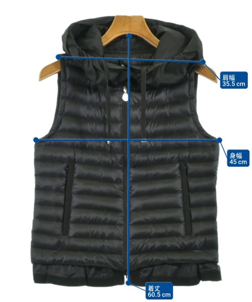 MONCLER（モンクレール）ダウンジャケット/ダウンベスト 黒 サイズ:0(XS位) レディース/2200721220451