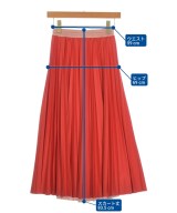 MONCLER（モンクレール）ロング・マキシ丈スカート 赤 サイズ:38(S位) レディース/2200720315462