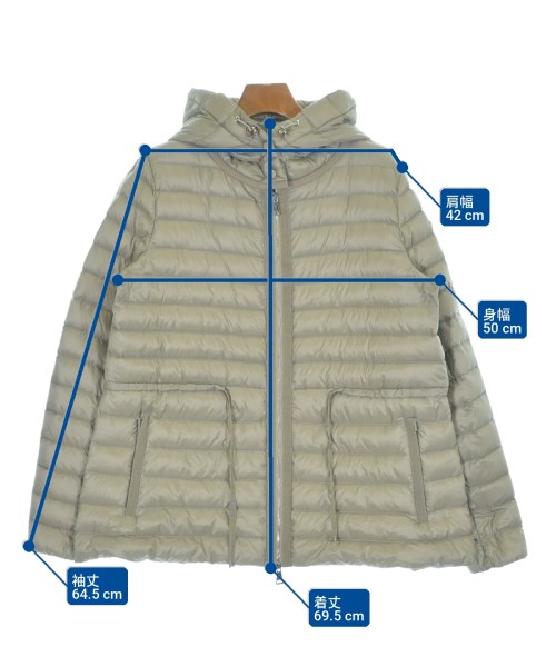 MONCLER（モンクレール）ダウンジャケット/ダウンベスト ベージュ サイズ:3(L位) レディース/2200724336340