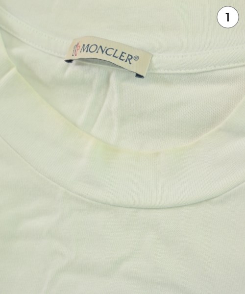 MONCLER（モンクレール）Tシャツ・カットソー 白 サイズ:L メンズ/2200725937041