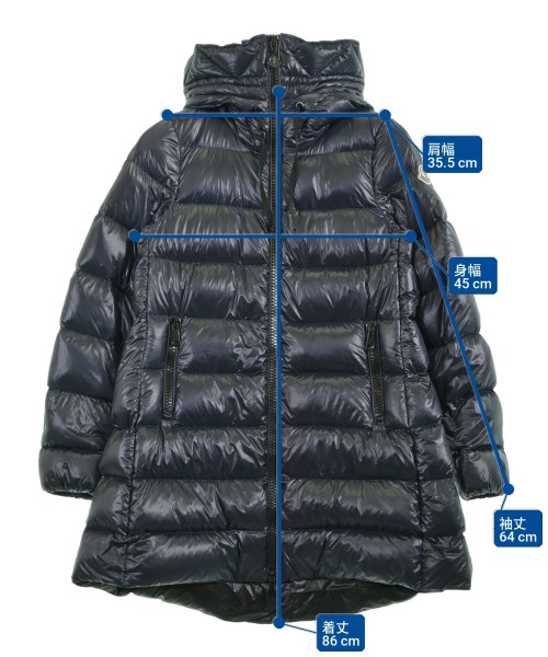 MONCLER（モンクレール）ダウンコート 紺 サイズ:0(XS位) レディース/2200721939018