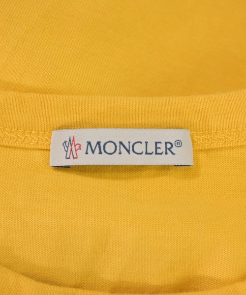 MONCLER（モンクレール）Tシャツ・カットソー 黄 サイズ:S メンズ/2200682431019