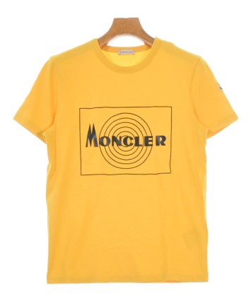 MONCLER（モンクレール）Tシャツ・カットソー 黄 サイズ:S メンズ