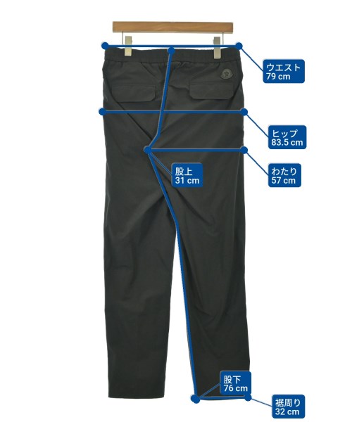 MONCLER（モンクレール）スウェットパンツ 黒 サイズ:44(XS位) メンズ/2200683246025