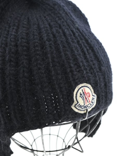 MONCLER（モンクレール）ニットキャップ・ビーニー 黒 サイズ:- レディース/2200683271089