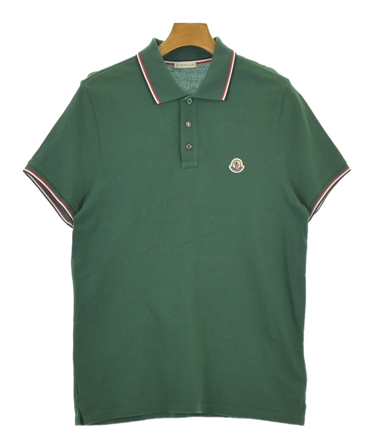 MONCLER（モンクレール）ポロシャツ 緑 サイズ:M メンズ/2200676612172