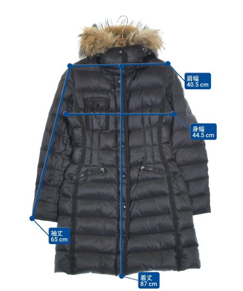 MONCLER（モンクレール）ダウンコート 黒 サイズ:1(S位) レディース/2200673900067