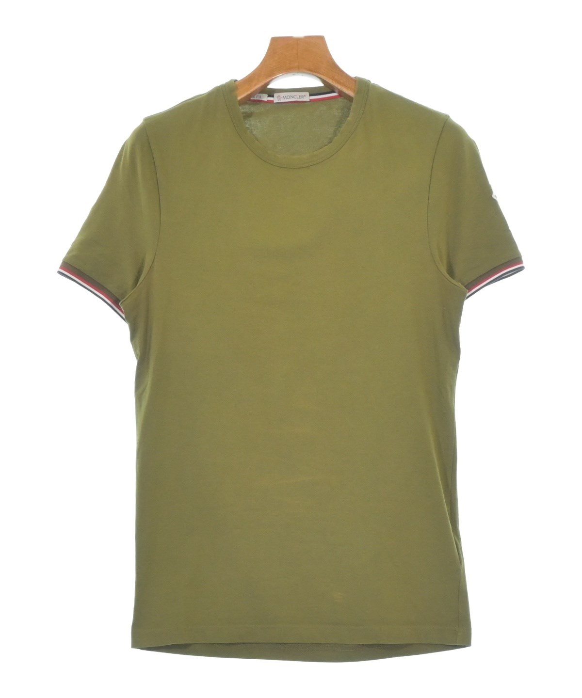 MONCLER（モンクレール）Tシャツ・カットソー カーキ サイズ:S メンズ 