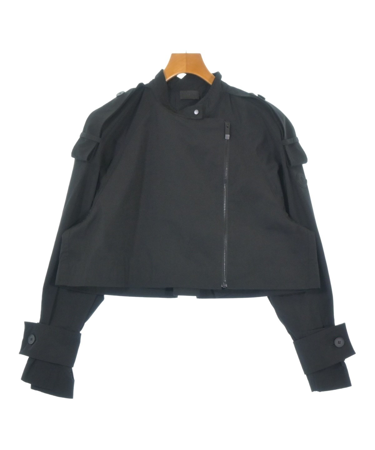 MONCLER（モンクレール）ブルゾン 黒 サイズ:1(S位) レディース
