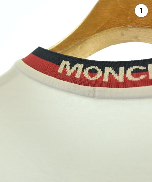 MONCLER（モンクレール）Tシャツ・カットソー 白 サイズ:M メンズ/2200686628088