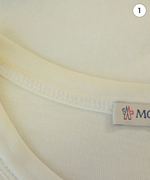 MONCLER（モンクレール）Tシャツ・カットソー 白 サイズ:XS メンズ/2200687216062