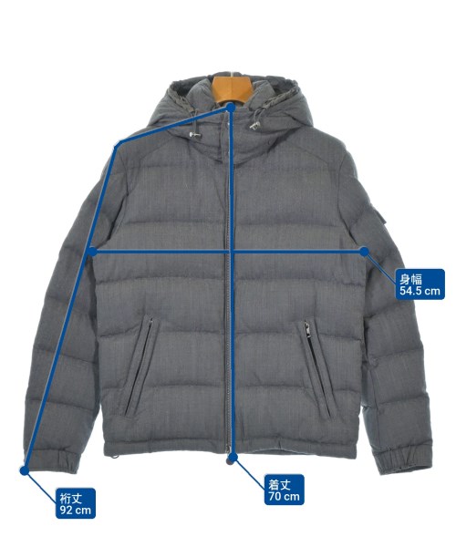 MONCLER（モンクレール）ダウンジャケット/ダウンベスト グレー サイズ:2(M位) メンズ/2200687737024