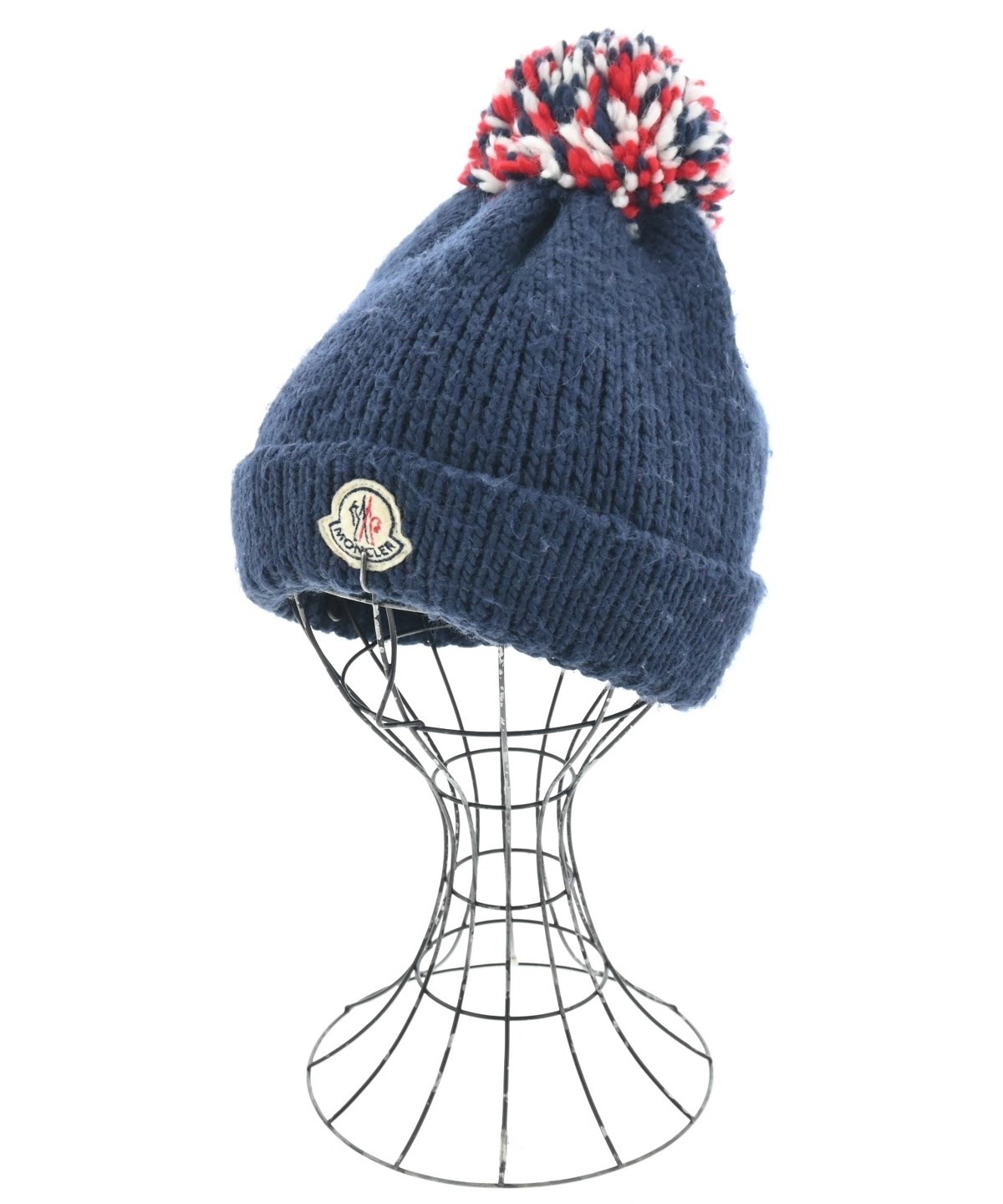 MONCLER（モンクレール）ニットキャップ・ビーニー 紺 サイズ:- メンズ