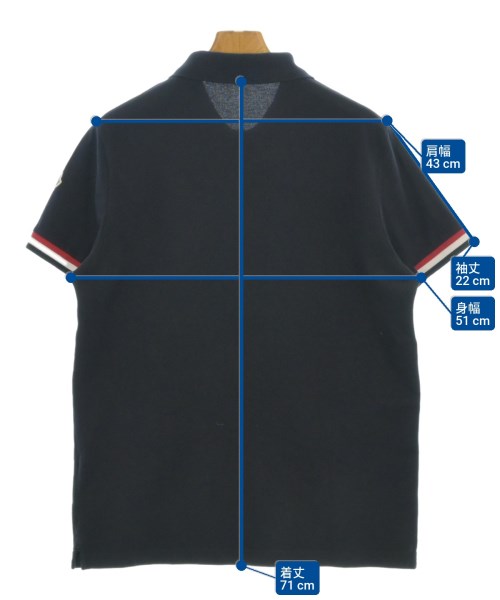 MONCLER（モンクレール）ポロシャツ 紺 サイズ:L メンズ/2200688794019