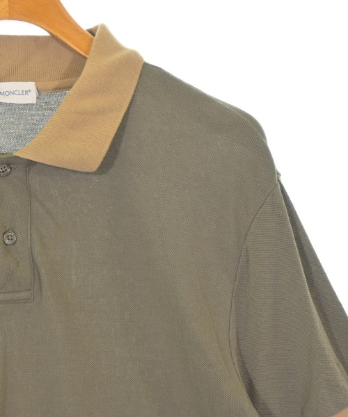 MONCLER（モンクレール）ポロシャツ カーキ サイズ:-(L位) メンズ/2200689839016