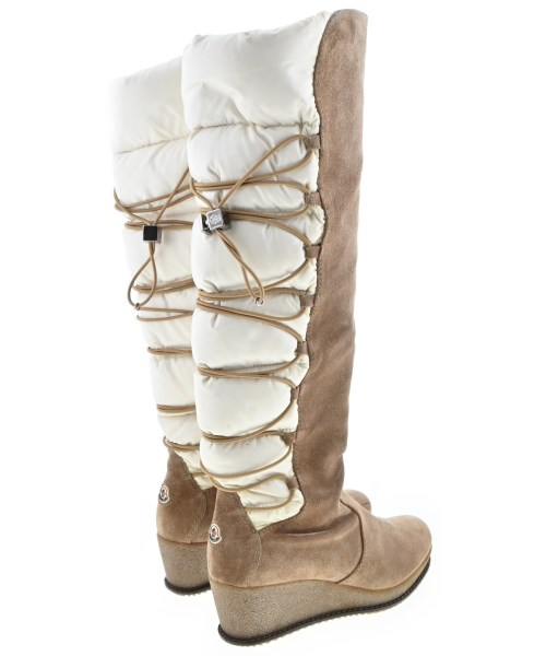 MONCLER（モンクレール）ブーツ 茶 サイズ:EU36(22.5cm位) レディース/2200685916186