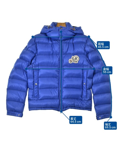 MONCLER（モンクレール）ダウンジャケット/ダウンベスト 青 サイズ:2(M位) メンズ/2200687850174