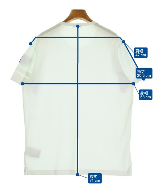MONCLER（モンクレール）Tシャツ・カットソー 白 サイズ:XL メンズ/2200691523040