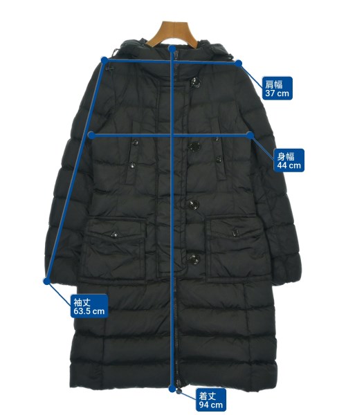MONCLER（モンクレール）ダウンコート 黒 サイズ:0(XS位) レディース/2200680237125
