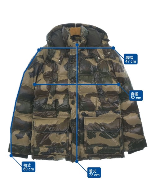 MONCLER（モンクレール）ダウンジャケット/ダウンベスト ベージュ サイズ:2(M位) メンズ/2200689124587