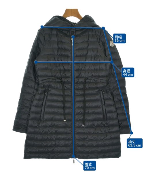 MONCLER（モンクレール）ダウンコート 黒 サイズ:0(XS位) レディース/2200689794148