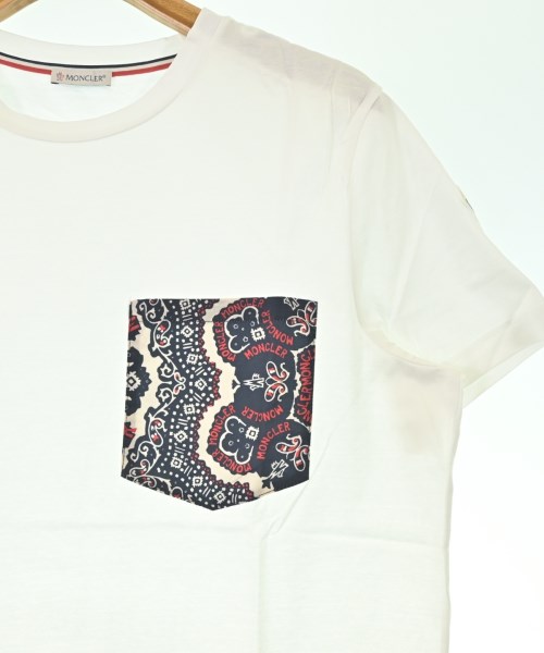 MONCLER（モンクレール）Tシャツ・カットソー 白 サイズ:L メンズ/2200687078363