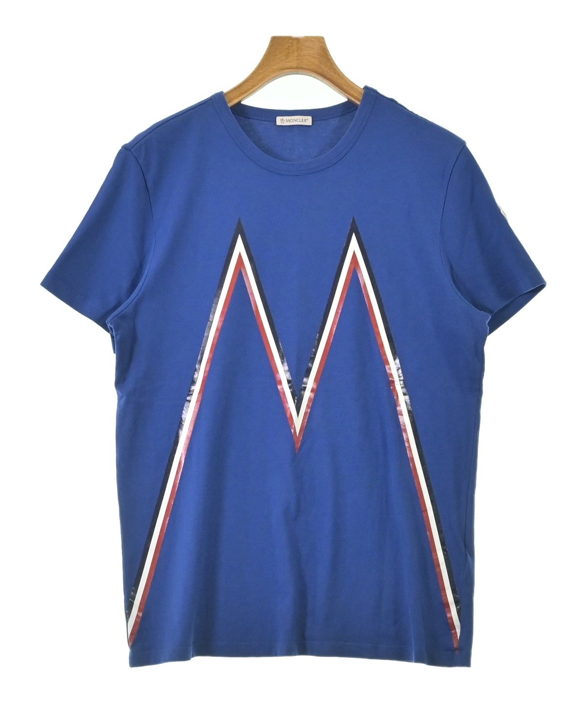 MONCLER（モンクレール）Tシャツ・カットソー 青 サイズ:L メンズ