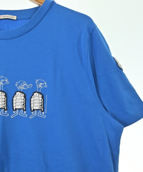 MONCLER（モンクレール）Tシャツ・カットソー 青 サイズ:M メンズ/2200687078387